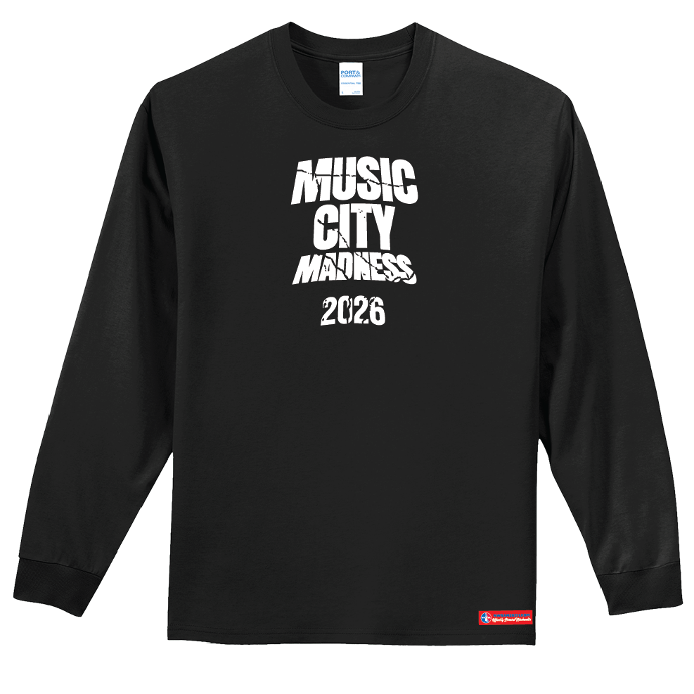 NWBA Officially Licensed - 2026 Music City Madness - Men's - L/S T-Shirt - Cotton