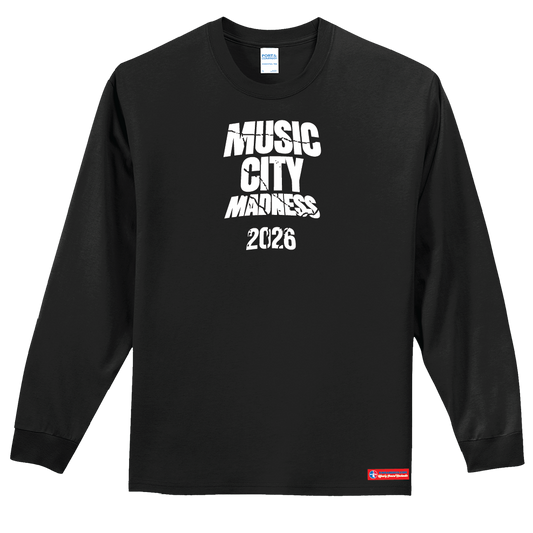 NWBA Officially Licensed - 2026 Music City Madness - Men's - L/S T-Shirt - Cotton
