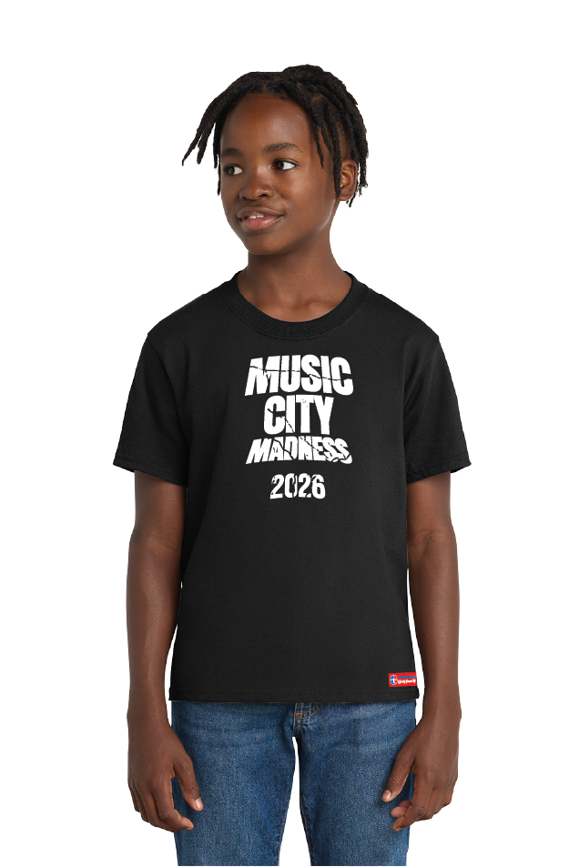 NWBA Officially Licensed - 2026 Music City Madness - Youth - T-Shirt - Cotton