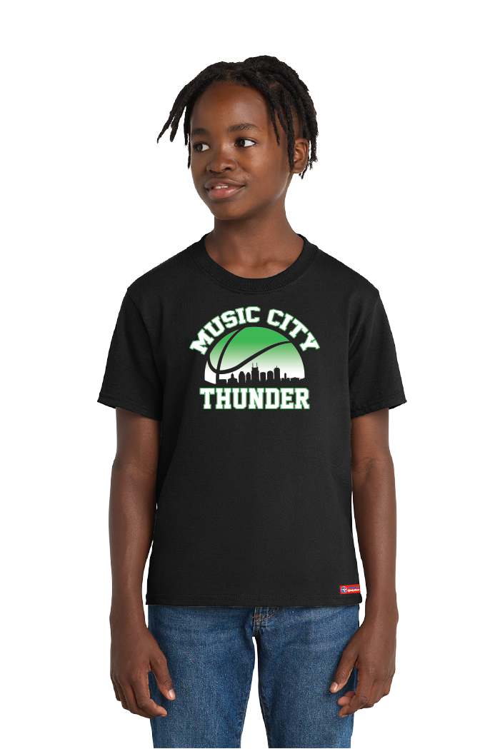 NWBA Officially Licensed - Music City Thunder - Youth - T-Shirt - Cotton
