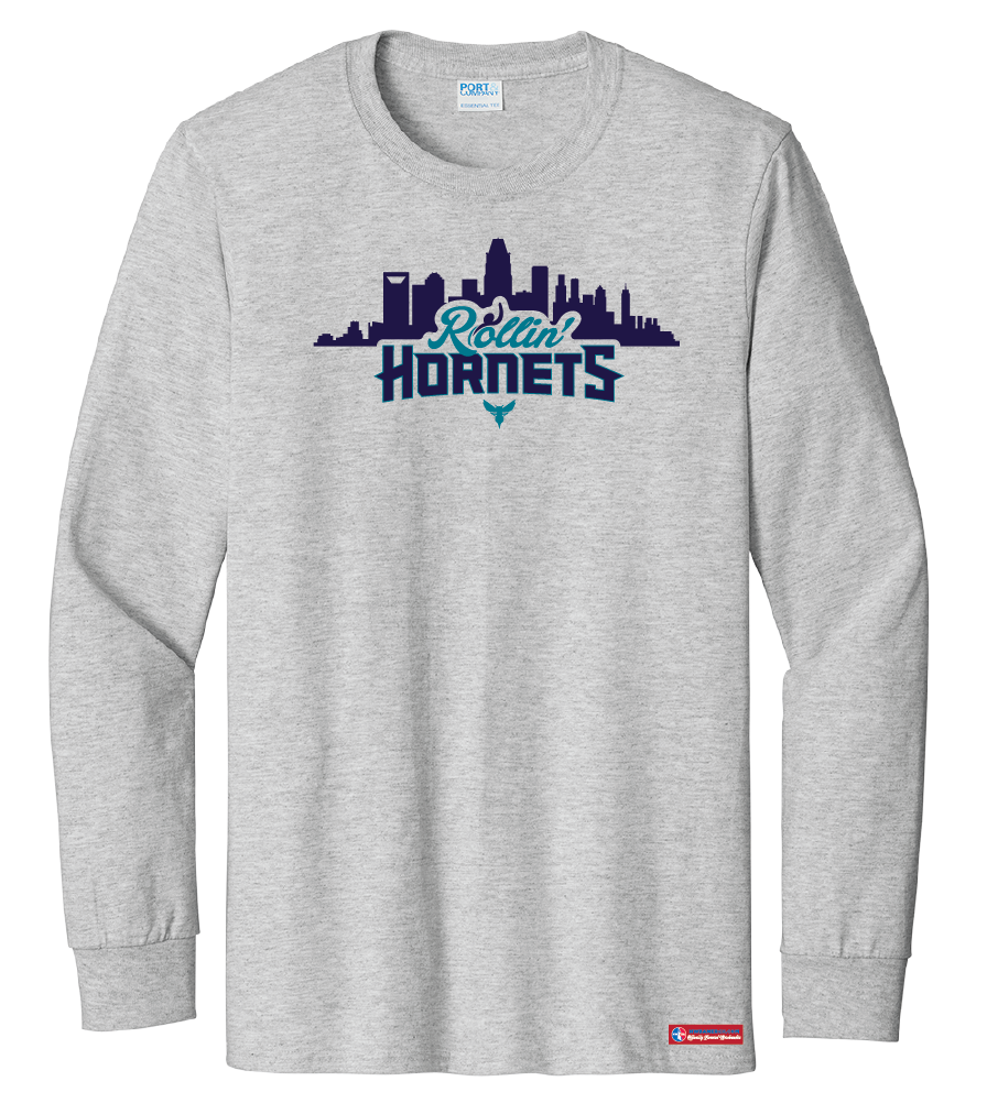 NWBA Officially Licensed - Rollin' Hornets - Men's - L/S T-Shirt - Cotton