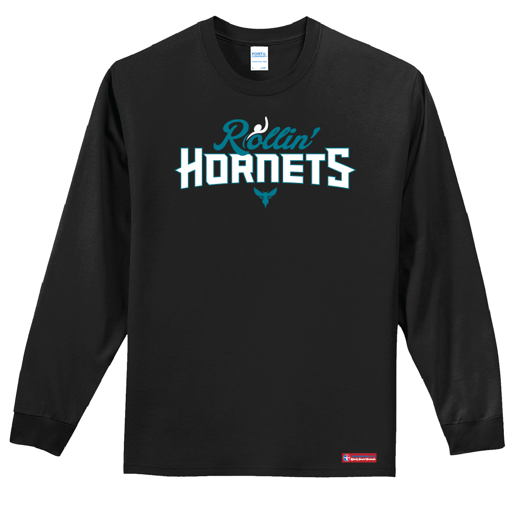 NWBA Officially Licensed - Rollin' Hornets - Men's - L/S T-Shirt - Cotton