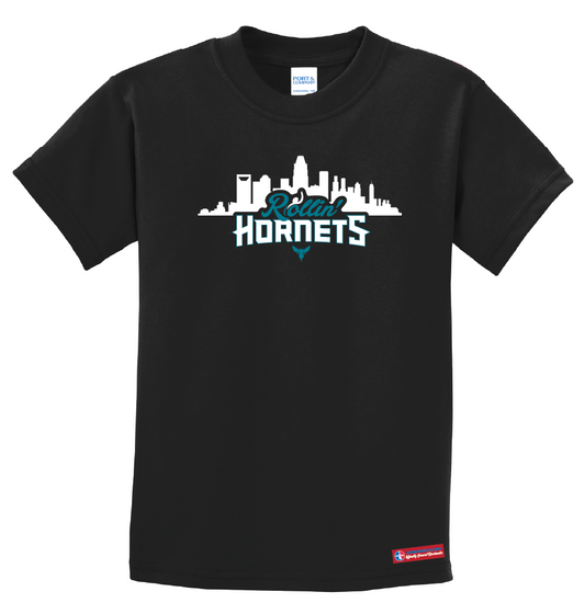 NWBA Officially Licensed - Rollin' Hornets - Youth - T-Shirt - Cotton