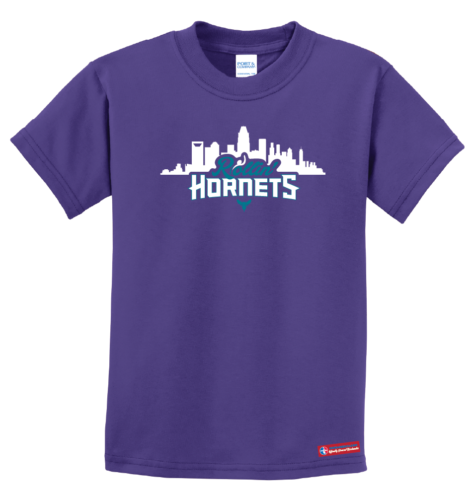NWBA Officially Licensed - Rollin' Hornets - Youth - T-Shirt - Cotton