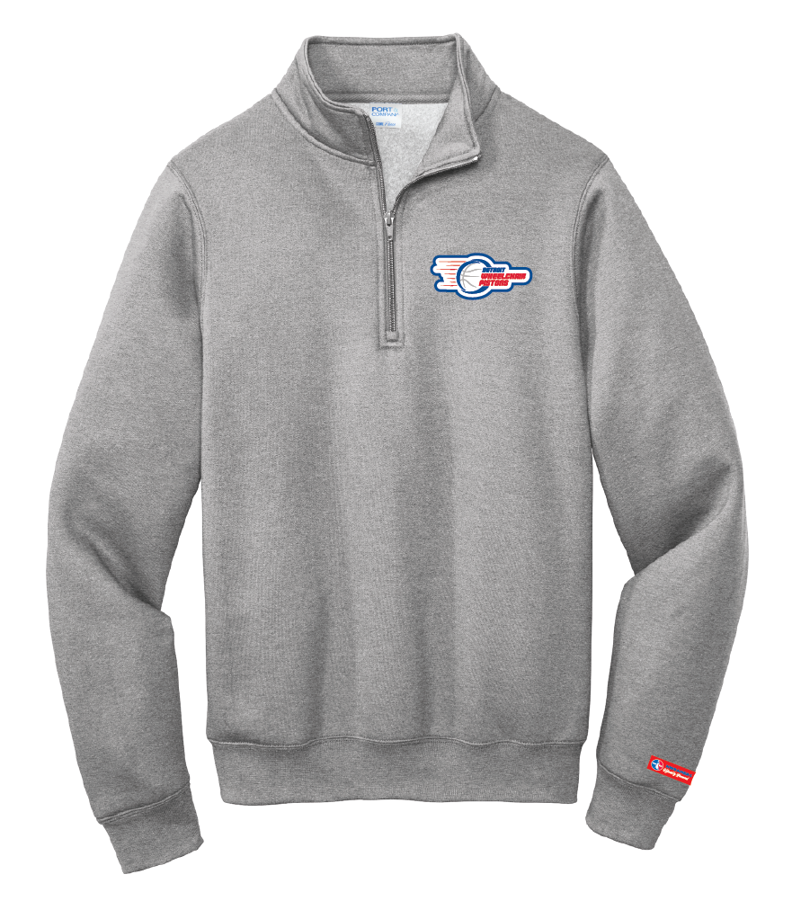 NWBA Officially Licensed - Detroit Wheelchair Pistons - Fleece 1/4 Zip
