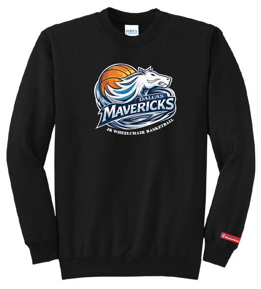 NWBA Officially Licensed - Dallas Jr Wheelchair Mavericks - Fleece Sweatshirt