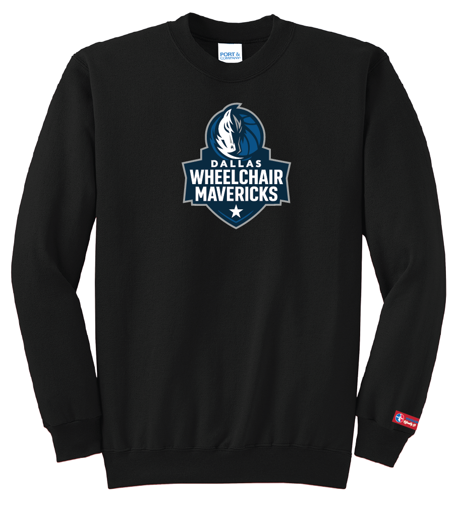 NWBA Officially Licensed - Dallas Wheelchair Mavericks - Fleece Sweatshirt