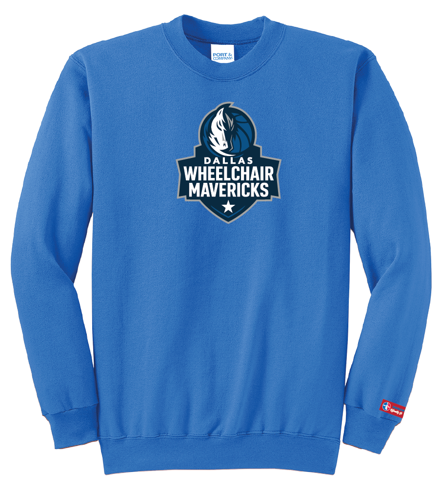 NWBA Officially Licensed - Dallas Wheelchair Mavericks - Fleece Sweatshirt