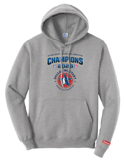 NWBA Officially Licensed – Dallas Military Wheelchair Mavericks – 2026 National Champions – Men’s Fleece Pullover Hoodie – Full‑Front Print