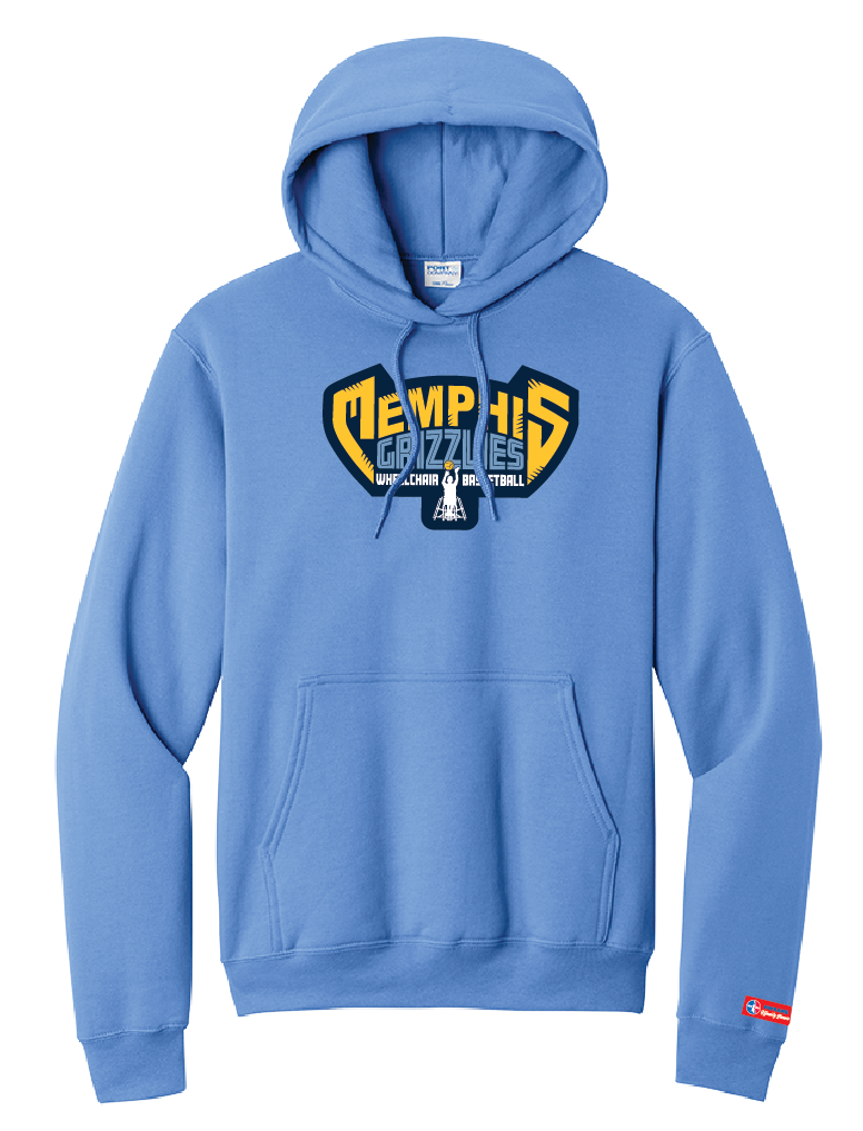 NWBA Officially Licensed - Memphis Rollin' Grizzlies - Pullover Hoodie