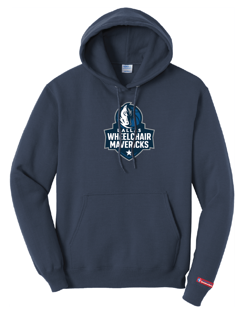 NWBA Officially Licensed - Dallas Wheelchair Mavericks - Pullover Hoodie