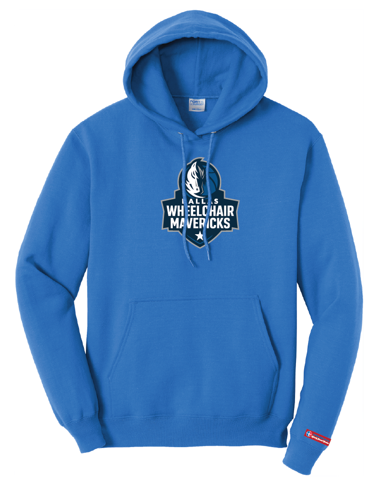 NWBA Officially Licensed - Dallas Wheelchair Mavericks - Pullover Hoodie