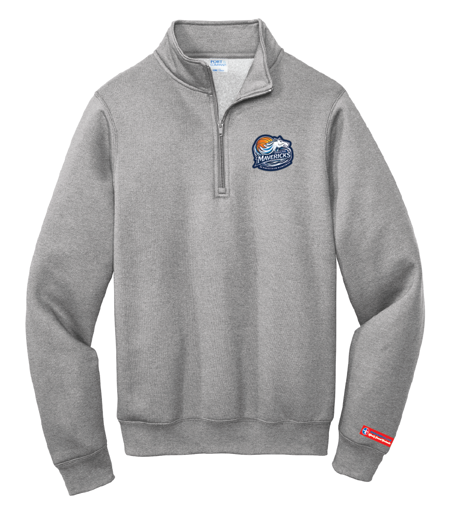 NWBA Officially Licensed - Dallas Jr Wheelchair Mavericks - Fleece 1/4 Zip