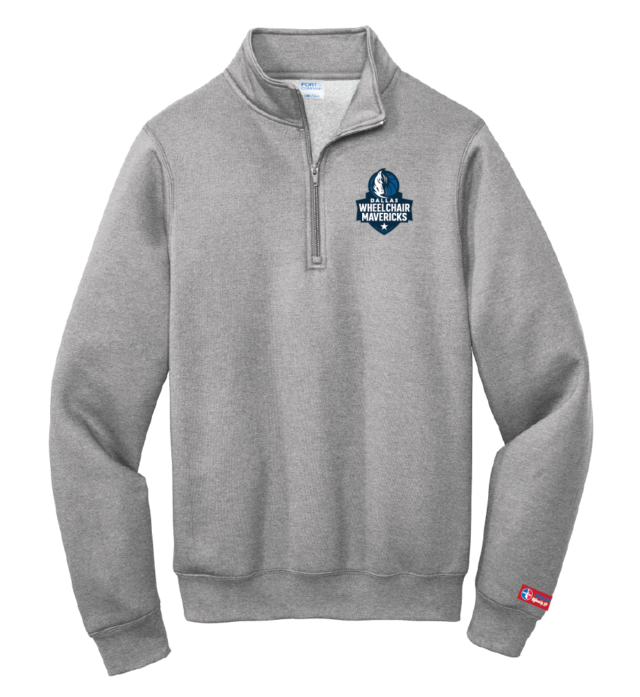 NWBA Officially Licensed - Dallas Wheelchair Mavericks - Fleece 1/4 Zip