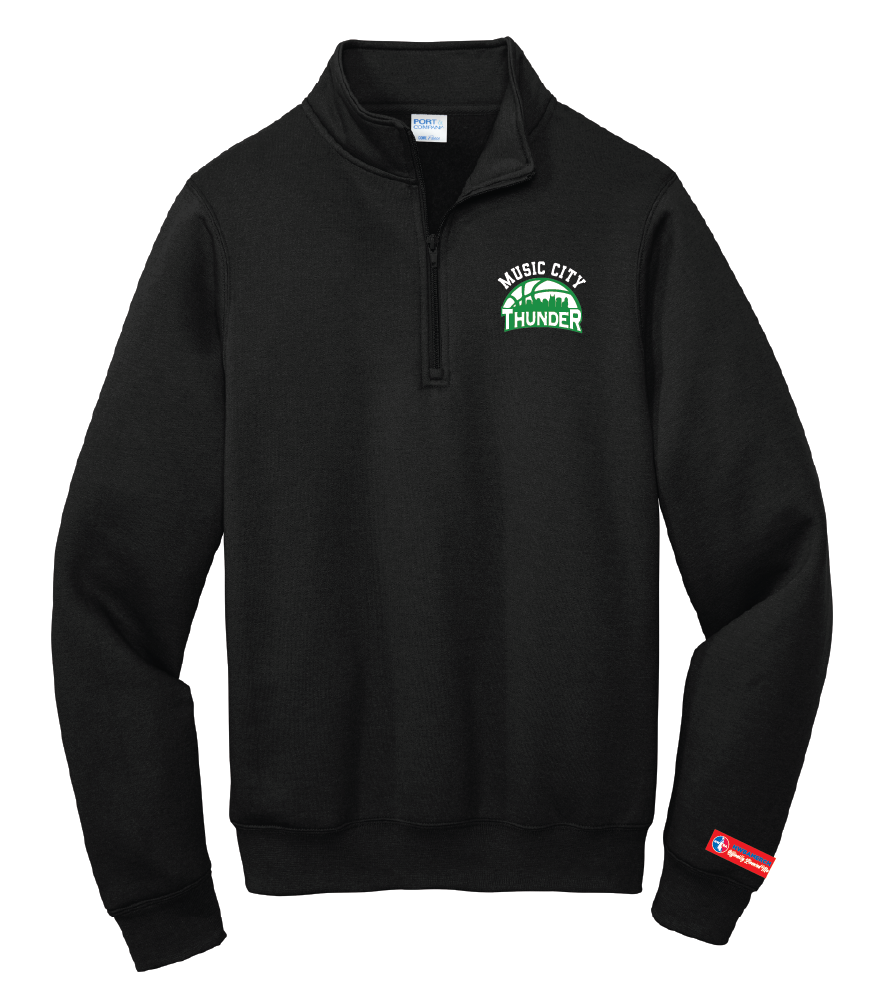 NWBA Officially Licensed - Music City Thunder - Fleece 1/4 Zip