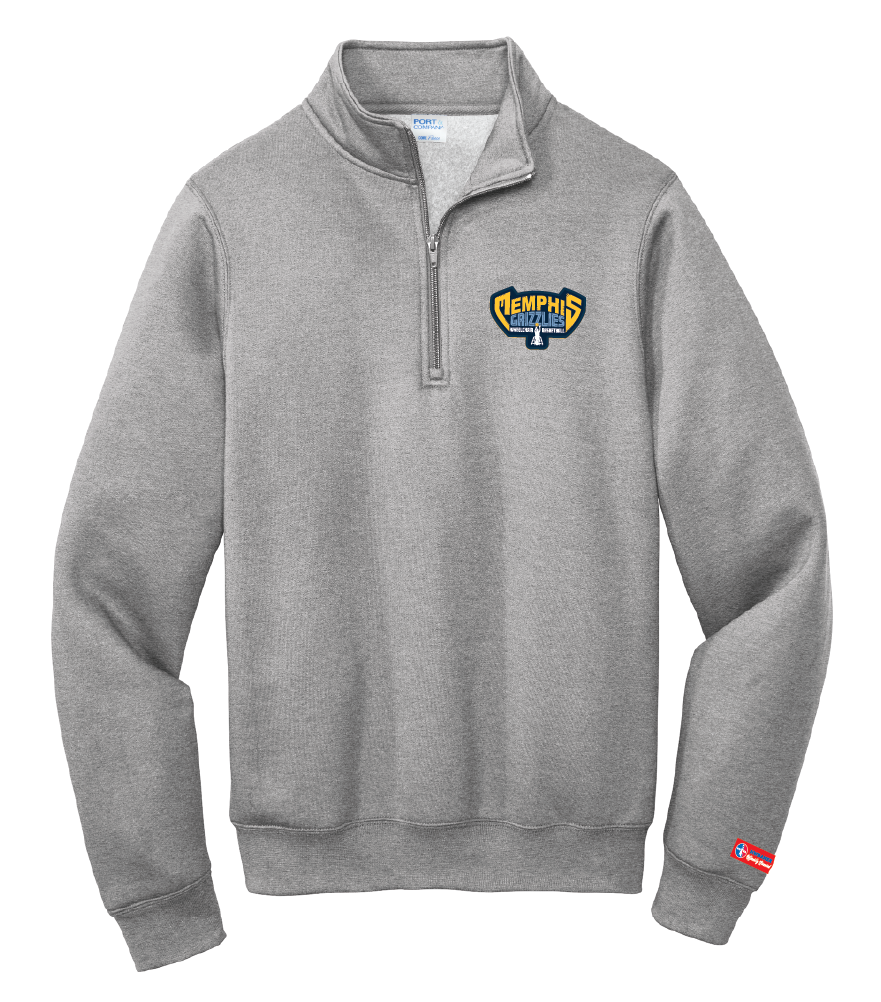 NWBA Officially Licensed - Memphis Rollin' Grizzlies - Fleece 1/4 Zip