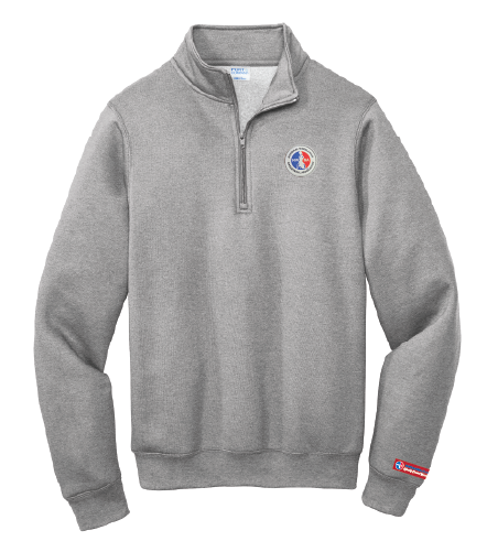 NWBA Officially Licensed - 1/4 ZIP FLEECE PULLOVER - MEN'S