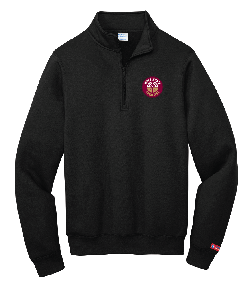 NWBA Officially Licensed - Cleveland Wheelchair Cavaliers - Fleece 1/4 Zip