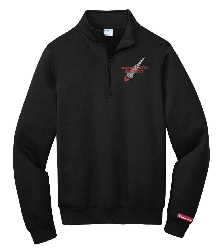 NWBA Officially Licensed - Rocket City Rockets - Fleece 1/4 Zip