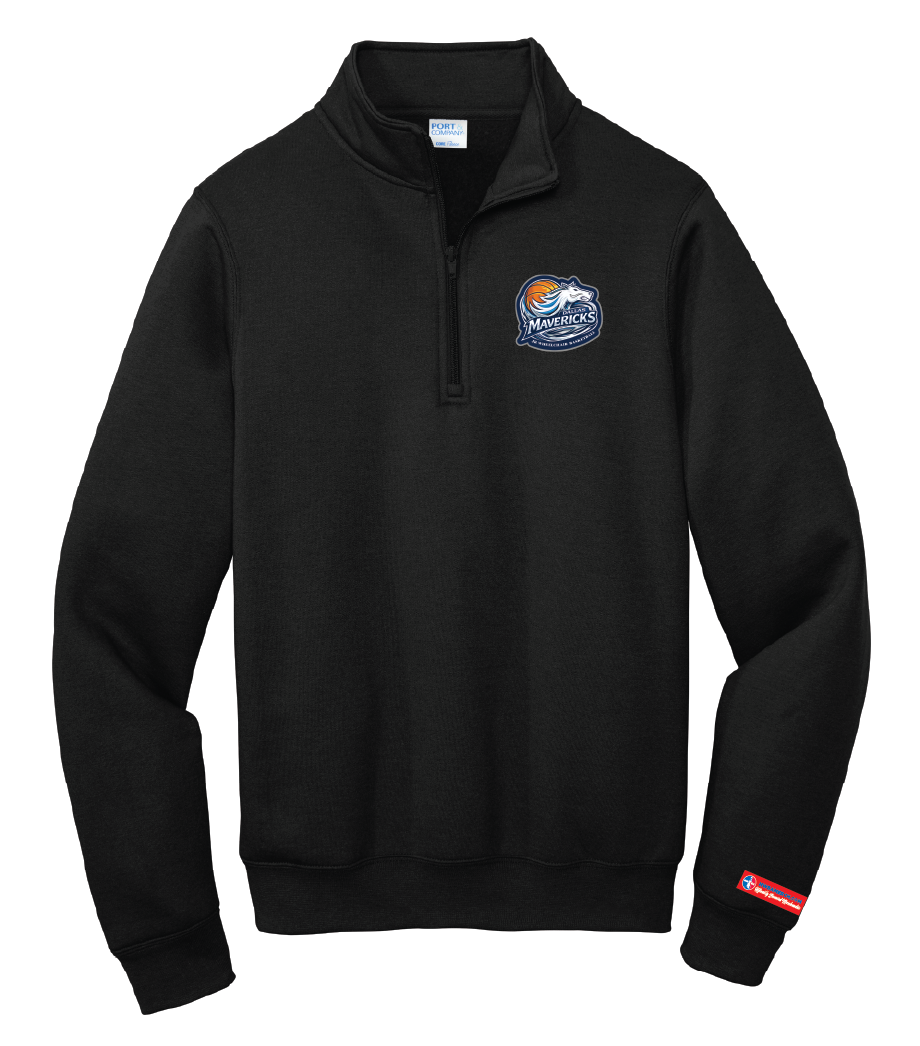 NWBA Officially Licensed - Dallas Jr Wheelchair Mavericks - Fleece 1/4 Zip