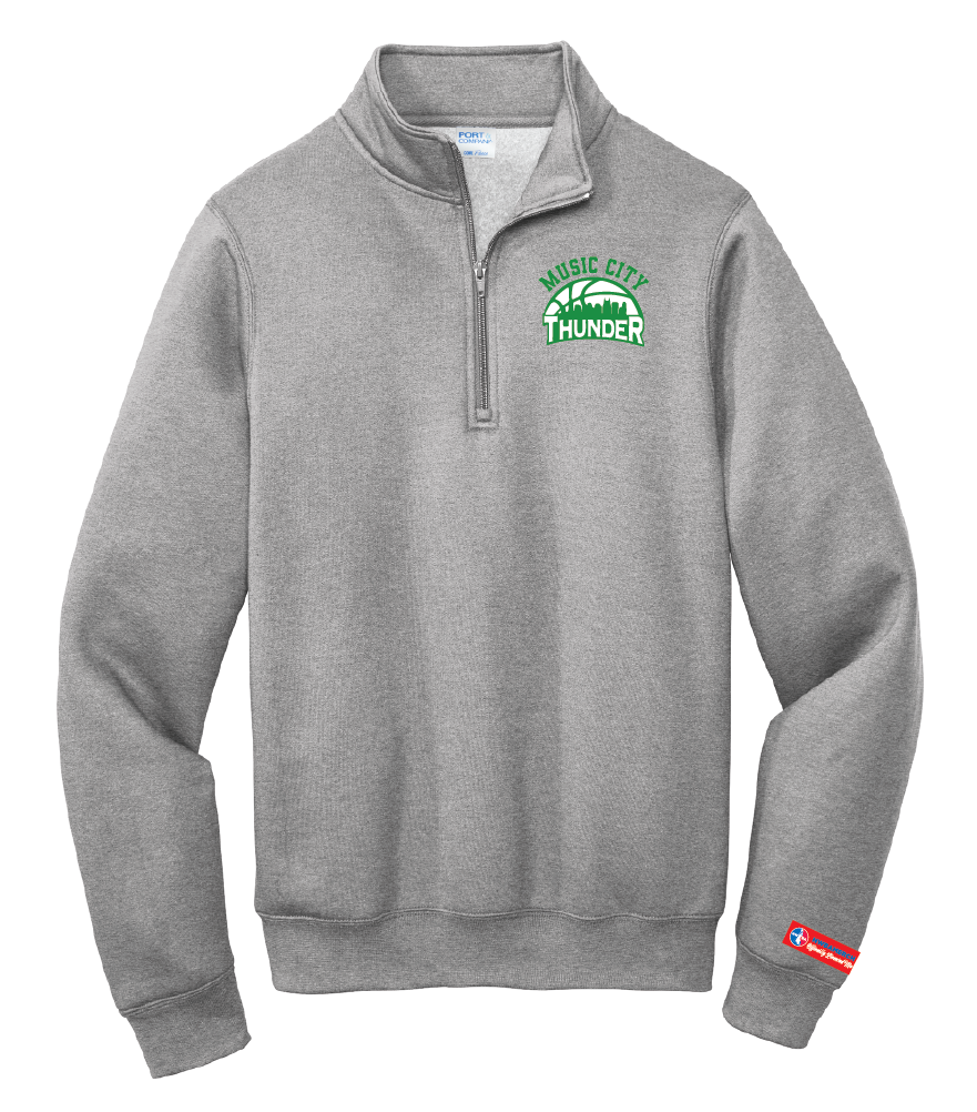 NWBA Officially Licensed - Music City Thunder - Fleece 1/4 Zip