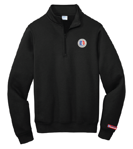 NWBA Officially Licensed - Woven Applique NWBA Logo Men's 1/4 Zip Fleece