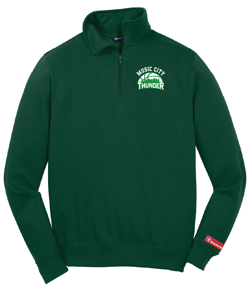 NWBA Officially Licensed - Music City Thunder - Fleece 1/4 Zip