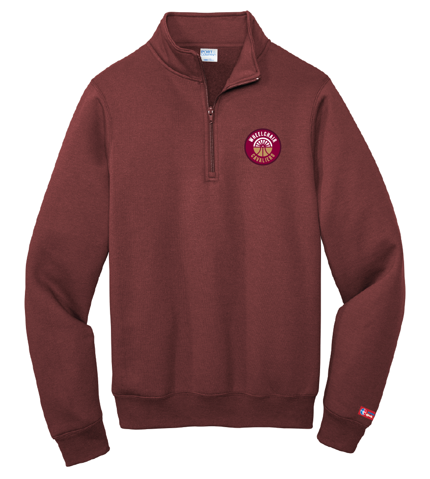 NWBA Officially Licensed - Cleveland Wheelchair Cavaliers - Fleece 1/4 Zip