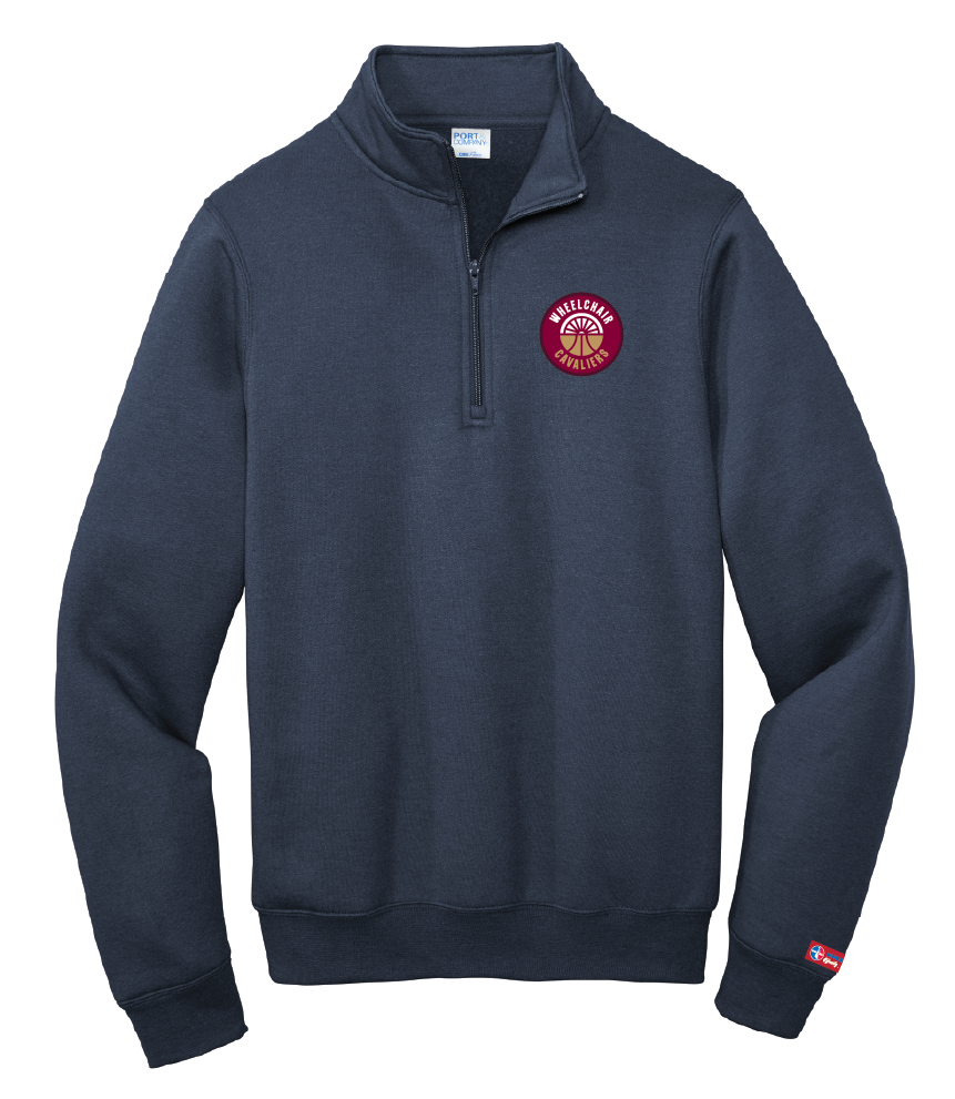 NWBA Officially Licensed - Cleveland Wheelchair Cavaliers - Fleece 1/4 Zip