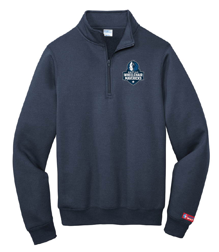 NWBA Officially Licensed - Dallas Wheelchair Mavericks - Fleece 1/4 Zip