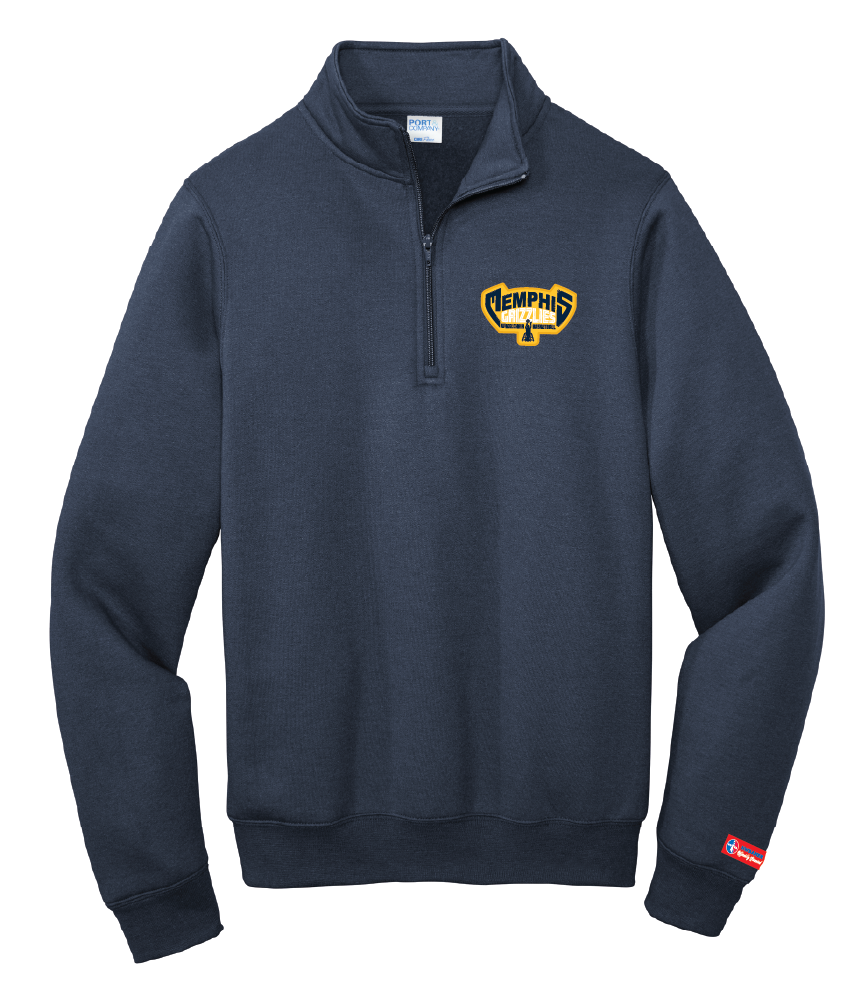 NWBA Officially Licensed - Memphis Rollin' Grizzlies - Fleece 1/4 Zip