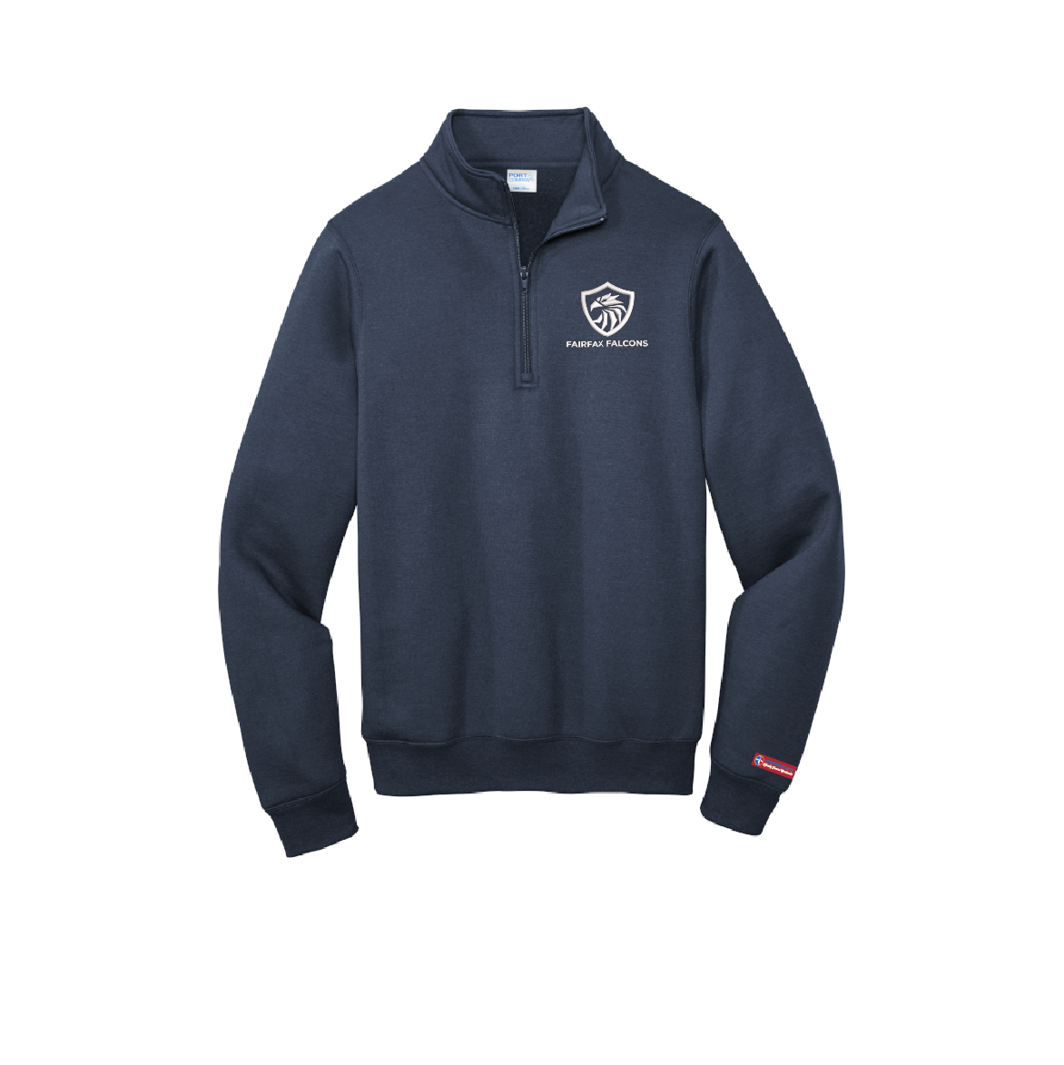 NWBA Officially Licensed - Fairfax Falcons - Fleece 1/4 Zip