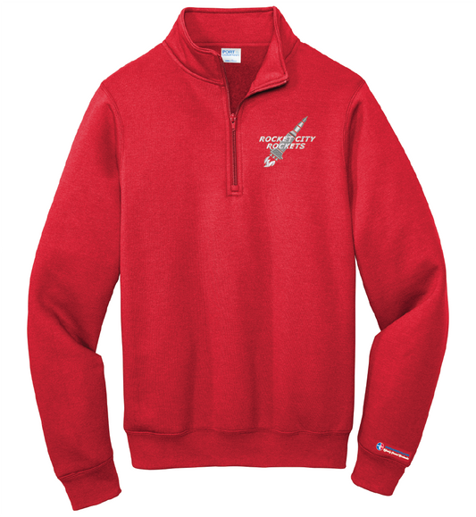 NWBA Officially Licensed - Rocket City Rockets - Fleece 1/4 Zip