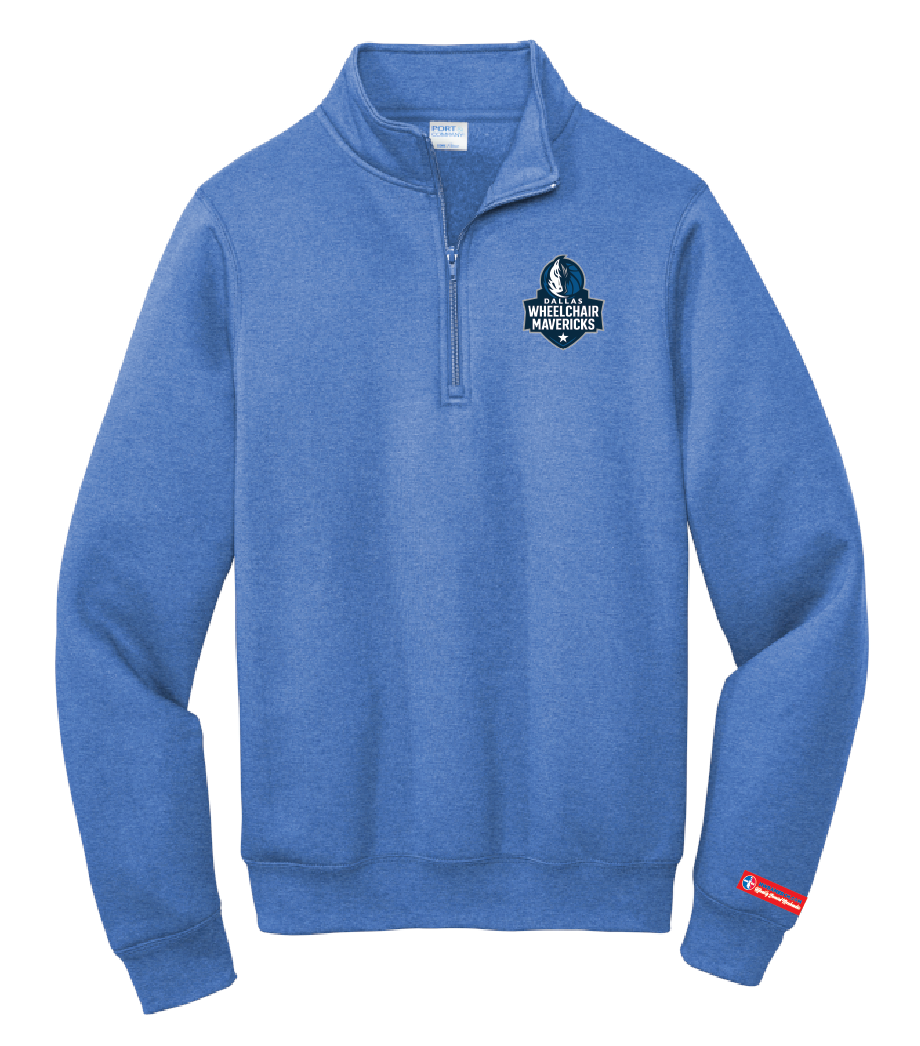 NWBA Officially Licensed - Dallas Wheelchair Mavericks - Fleece 1/4 Zip