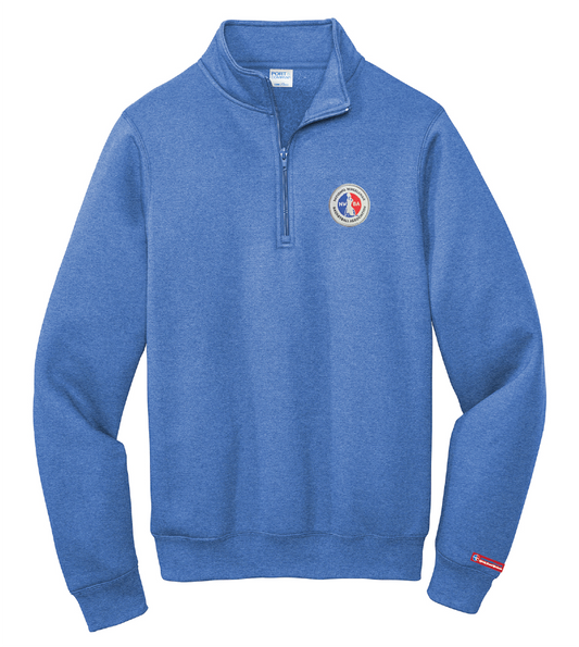 NWBA Officially Licensed - Woven Applique NWBA Logo Men's 1/4 Zip Fleece