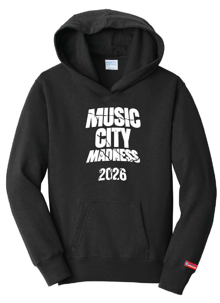NWBA Officially Licensed - 2026 Music City Madness - Youth - Hoodie