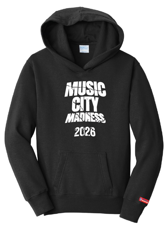 NWBA Officially Licensed - 2026 Music City Madness - Youth - Hoodie