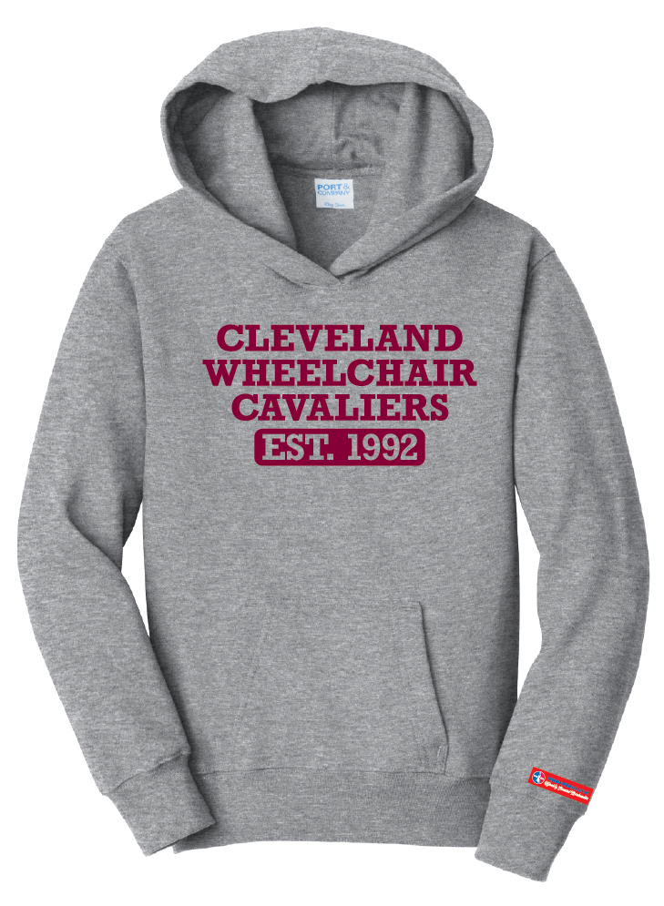 NWBA Officially Licensed - Cleveland Wheelchair Cavaliers - Youth - Hoodie