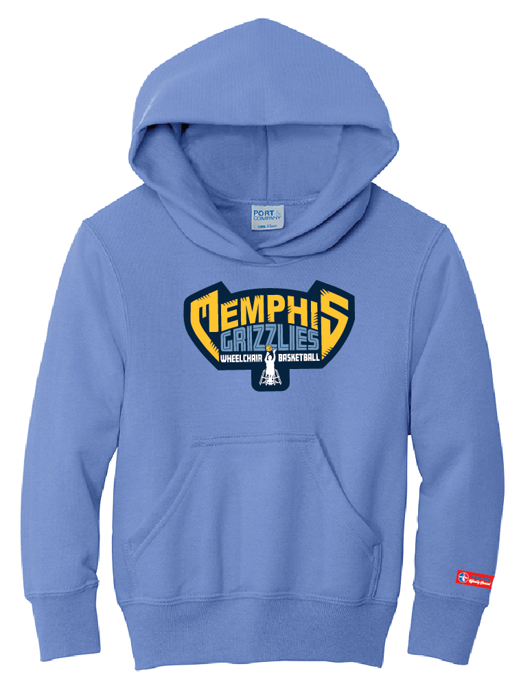 NWBA Officially Licensed - Memphis Rollin' Grizzlies - Youth - Hoodie