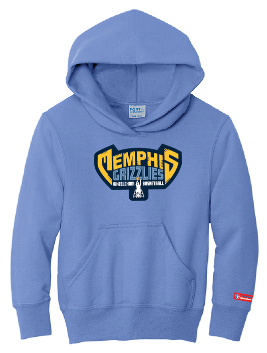 NWBA Officially Licensed - Memphis Rollin' Grizzlies - Youth - Hoodie