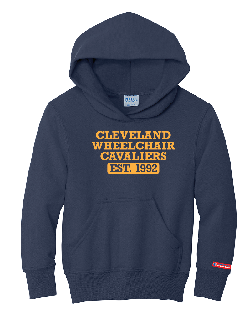 NWBA Officially Licensed - Cleveland Wheelchair Cavaliers - Youth - Hoodie