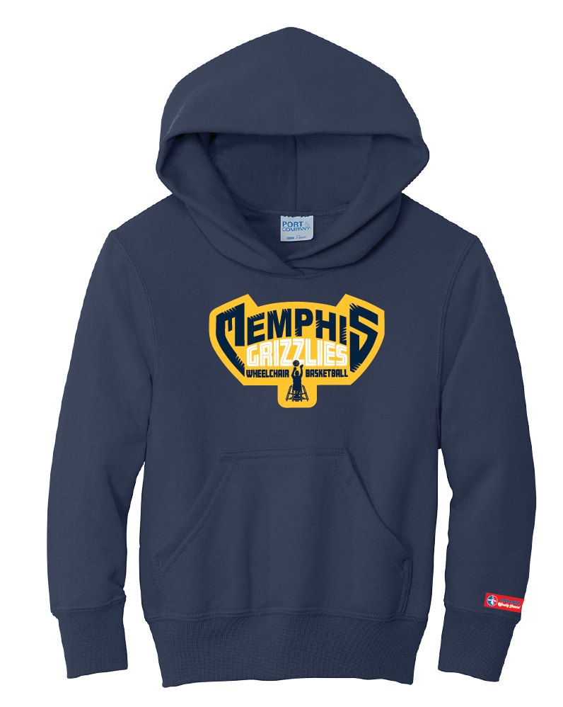 NWBA Officially Licensed - Memphis Rollin' Grizzlies - Youth - Hoodie