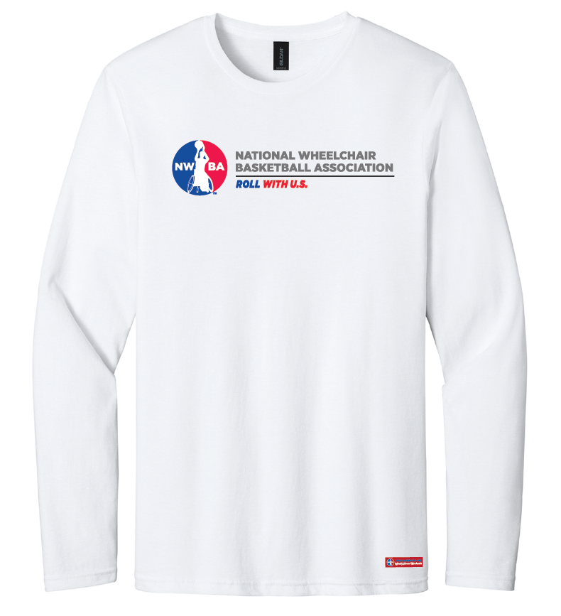 NWBA Officially Licensed - Roll With U.S. Men's Cotton LS Tee