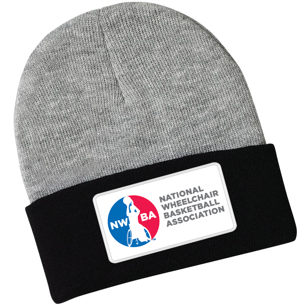 NWBA Officially Licensed: "Classic Knit Beanie" - NWBA Woven Patch