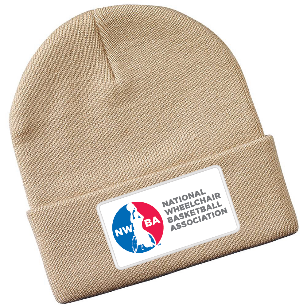 NWBA Officially Licensed: "Classic Knit Beanie" - NWBA Woven Patch