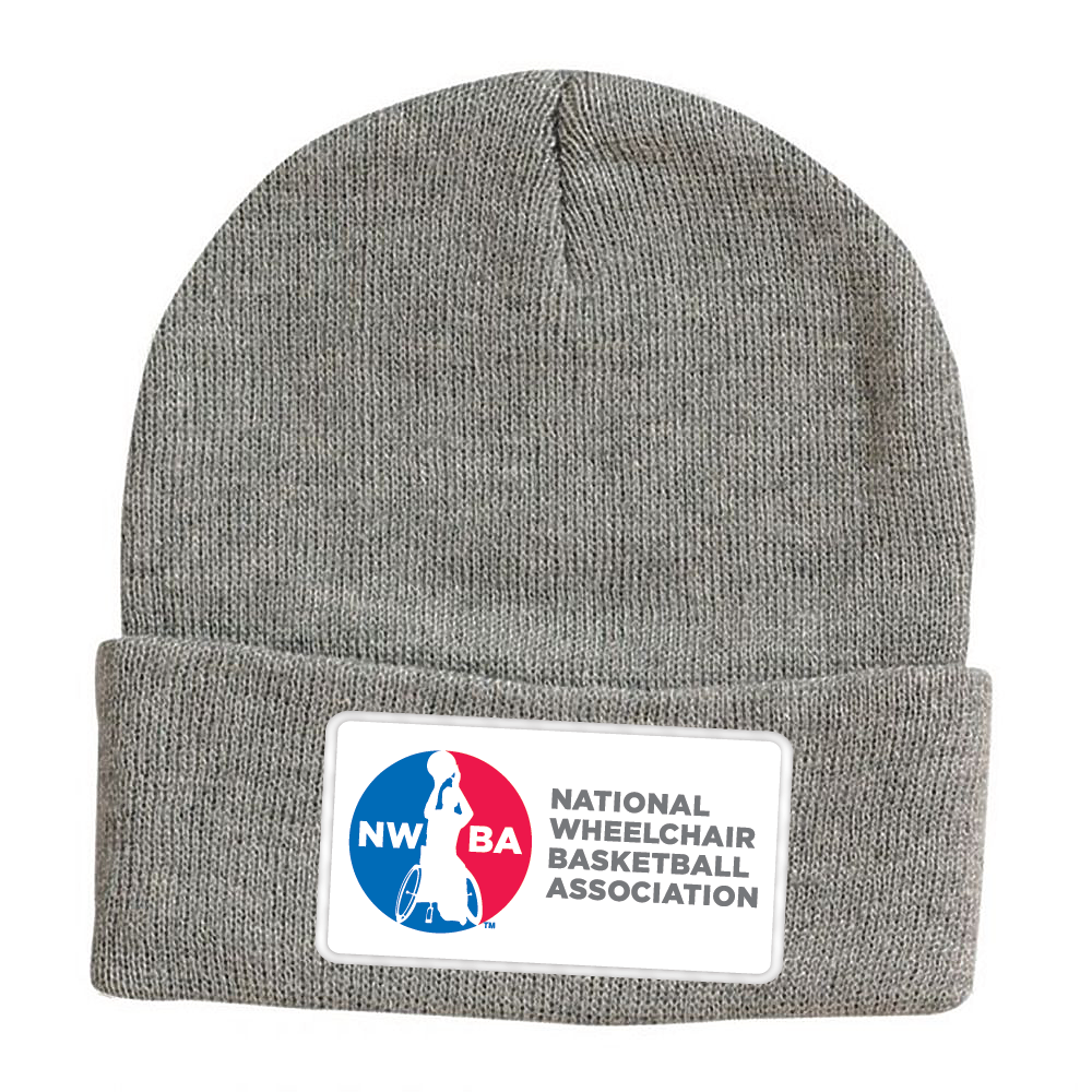 NWBA Officially Licensed: "Classic Knit Beanie" - NWBA Woven Patch