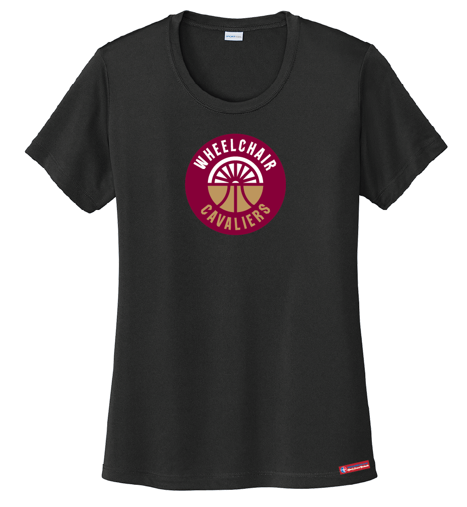 NWBA Officially Licensed - Cleveland Wheelchair Cavaliers - Women's - T-Shirt - Performance