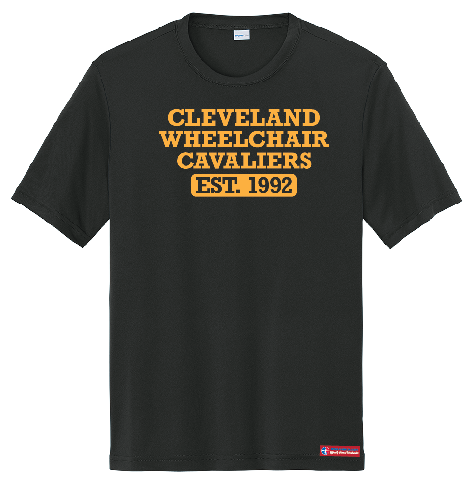 NWBA Officially Licensed - Cleveland Wheelchair Cavaliers - Men's - T-Shirt - Performance
