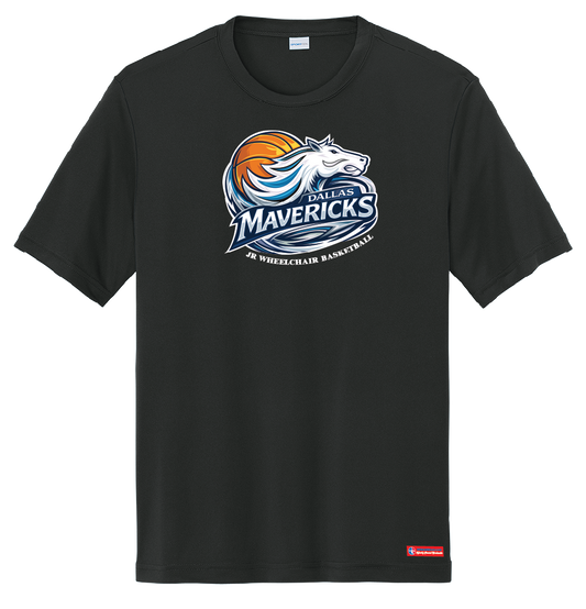 NWBA Officially Licensed - Dallas Jr Wheelchair Mavericks - Men's - T-Shirt - Performance