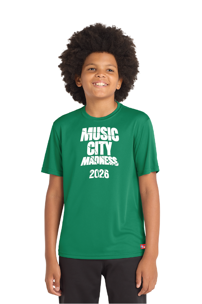 NWBA Officially Licensed - 2026 Music City Madness - Youth - T-Shirt - Performance